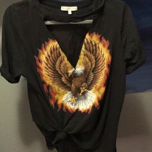 Urban Outfitters cutout graphic tee